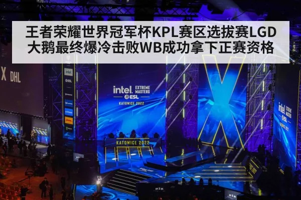 王者荣耀世界冠军杯KPL赛区选拔赛LGD大鹅最终爆冷击败WB成功拿下正赛资格